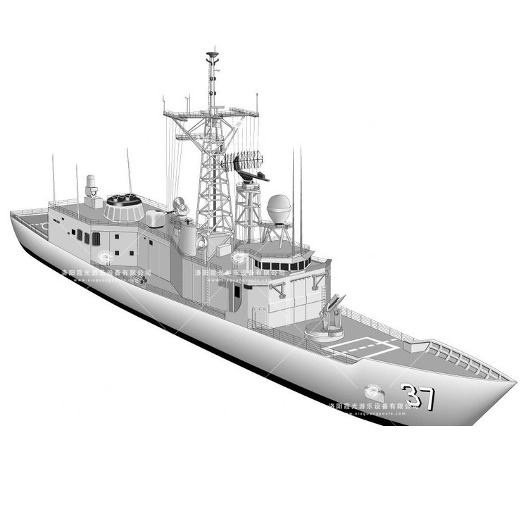渝北充气侦查船模型
